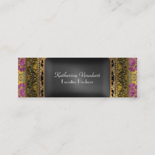 Minitarjeta De Visita Profesional elegante flaco de Verodart Porte