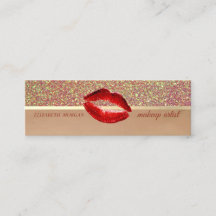 Profesional, Purpurina moderno, labios, maquillado