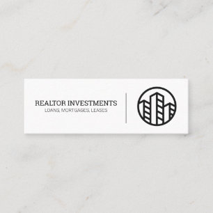Minitarjeta De Visita Profesional   Realtor Investor