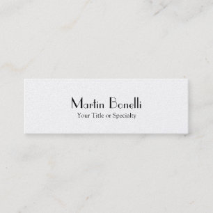 Minitarjeta De Visita Profesional único especial delgado