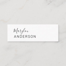 Minitarjeta De Visita Profesional - UNISEX