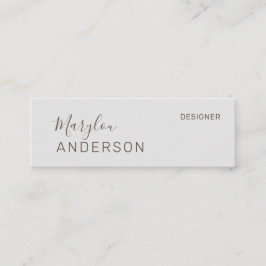 Minitarjeta De Visita Profesional - UNISEX