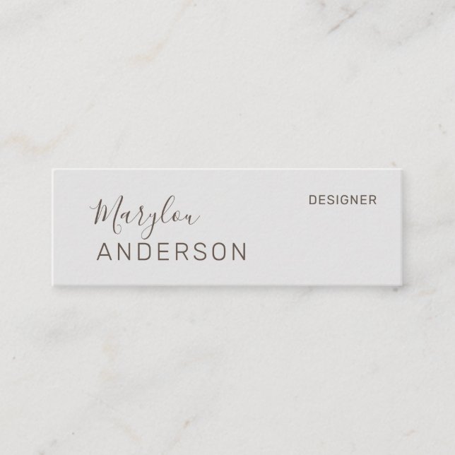 Minitarjeta De Visita Profesional - UNISEX (Anverso)