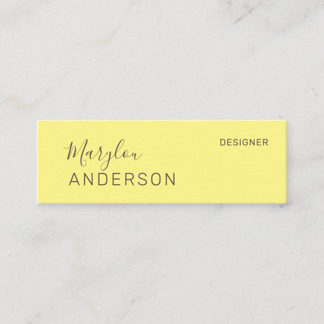 Minitarjeta De Visita Profesional - UNISEX (Anverso)