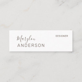 Minitarjeta De Visita Profesional - UNISEX