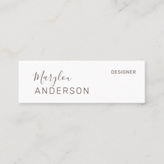 Minitarjeta De Visita Profesional - UNISEX (Anverso)