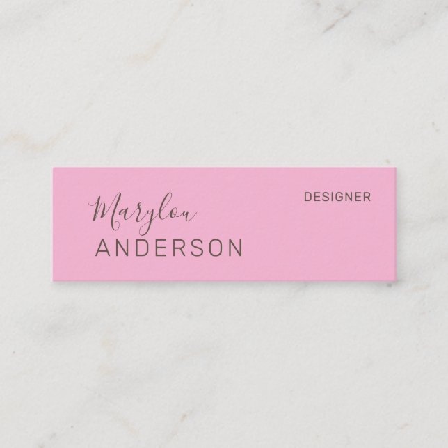 Minitarjeta De Visita Profesional - UNISEX (Anverso)