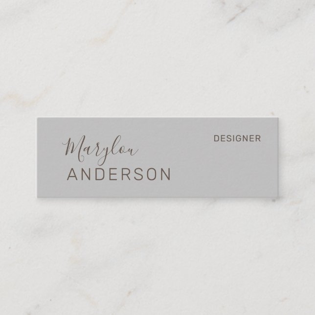 Minitarjeta De Visita Profesional - UNISEX (Anverso)