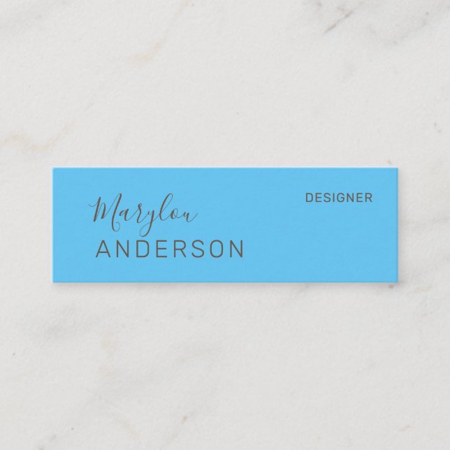 Minitarjeta De Visita Profesional - UNISEX (Anverso)