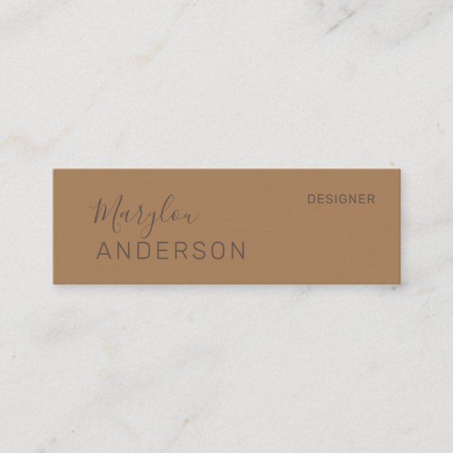 Minitarjeta De Visita Profesional - UNISEX (Anverso)