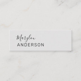 Minitarjeta De Visita Profesional - UNISEX