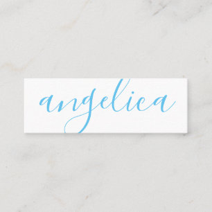 Minitarjeta De Visita Profesionalmente Elegante   Serie de firmas