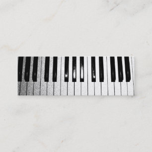 Minitarjeta De Visita Profesor de piano