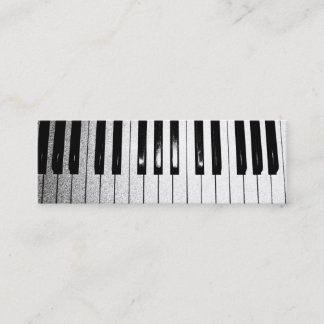 Minitarjeta De Visita Profesor de piano