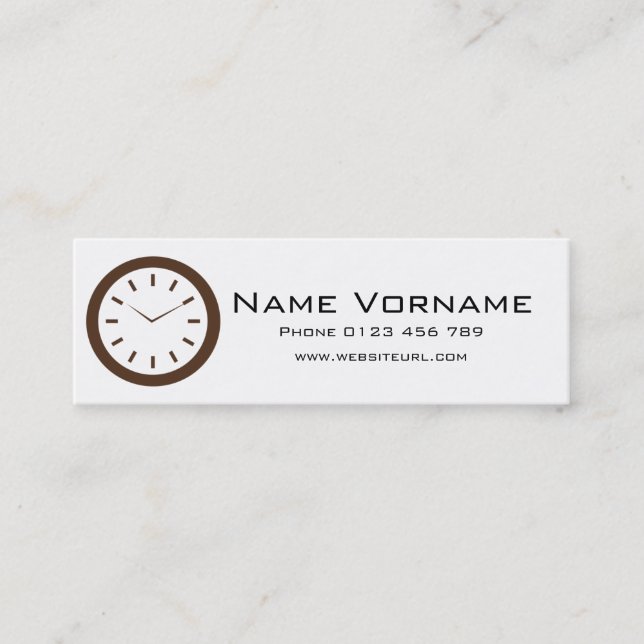 Minitarjeta De Visita Programa (Anverso)