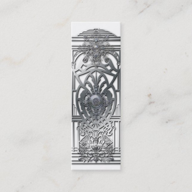 MINITARJETA DE VISITA PROVIDENCE: MEDALLONES DE PLATA (Anverso)