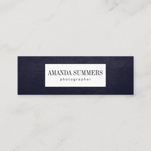 Minitarjeta De Visita Púrpura de la angustia (Anverso)