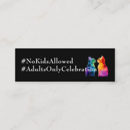 Minitarjeta De Visita 🌈  Purrfectly Yours: Purrfectly 4 Grown-Ups card