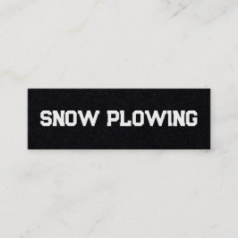 Minitarjeta De Visita QR de la flor de nieve