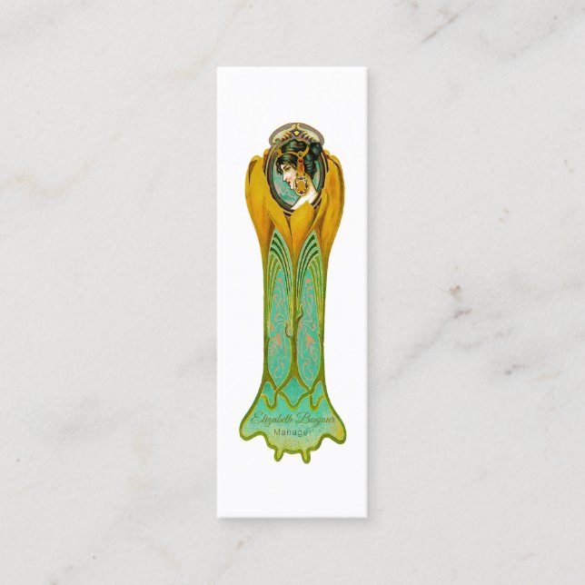 Minitarjeta De Visita Rapto de flores - (Anverso)