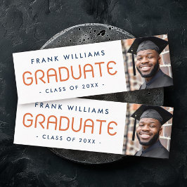 Minitarjeta De Visita Red de estudiantes graduados modernos