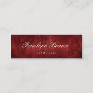 Minitarjeta De Visita Red Vintage de moda