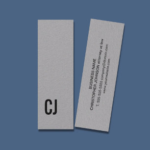 Minitarjeta De Visita Redes de Consultores Gris-Negro Sencillo