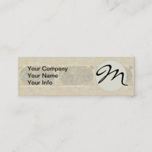 Minitarjeta De Visita Renacimiento del Mapa Antiquev de Forlani de 1565