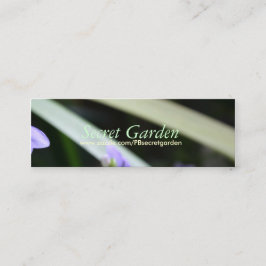 Minitarjeta De Visita Resumen de Jardín Secreto - Fotografía Floral