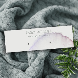 Minitarjeta De Visita Resumen de la pantalla panorámica gris rosada mora