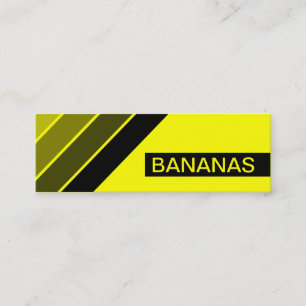 Minitarjeta De Visita retro BANANAS