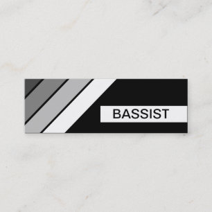 Minitarjeta De Visita retro BASSIST
