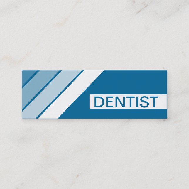 Minitarjeta De Visita retro DENTIST (Anverso)