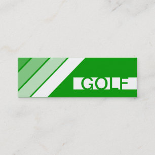 Minitarjeta De Visita retro GOLF