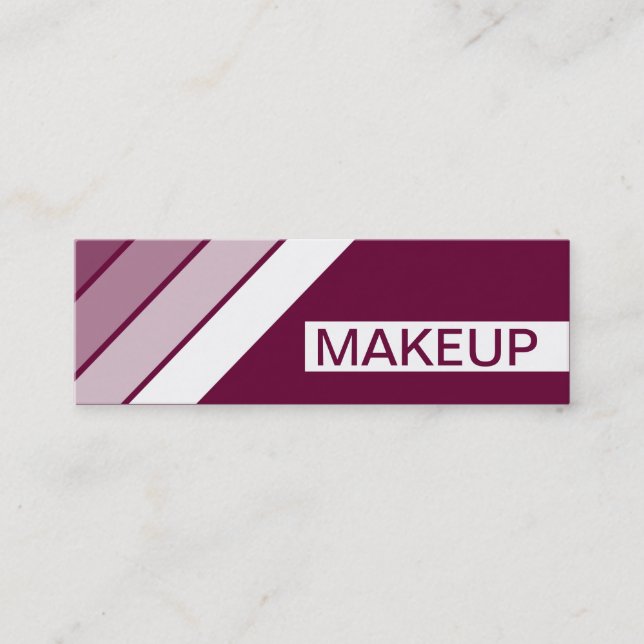 Minitarjeta De Visita retro MAKEUP (Anverso)