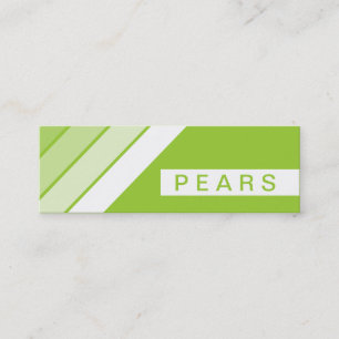 Minitarjeta De Visita retro PEARS