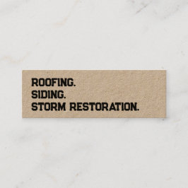 Minitarjeta De Visita Roofing Siding QR