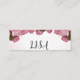 MINITARJETA DE VISITA ROSES DE PINK