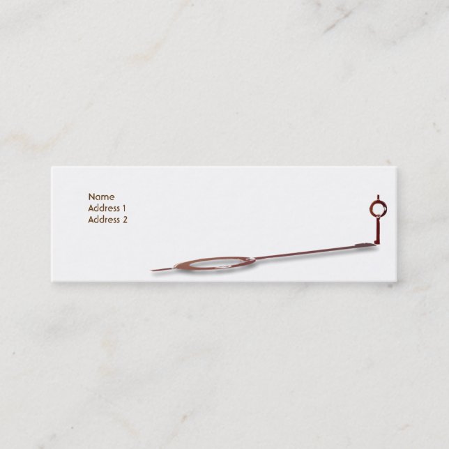 Minitarjeta De Visita Ruegue - flaco (Anverso)