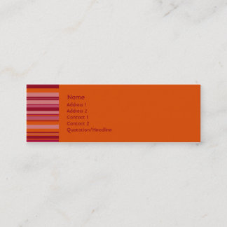 Minitarjeta De Visita Ruido como el de un gas que se escapa de la