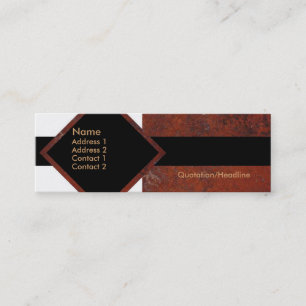 Minitarjeta De Visita Rusty Tile Business Card