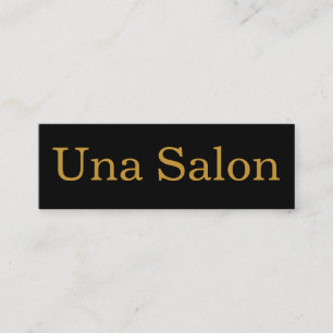 Minitarjeta De Visita Salón de Una