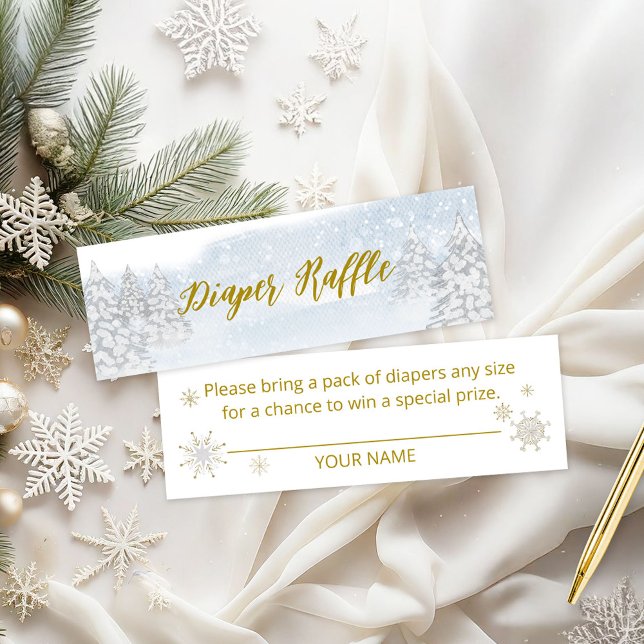 Minitarjeta De Visita Santa Bebé Navidades Baby Diaper Raffle (Subido por el creador)