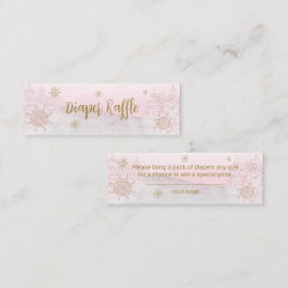 Minitarjeta De Visita Santa Bebé Navidades Baby Diaper Raffle