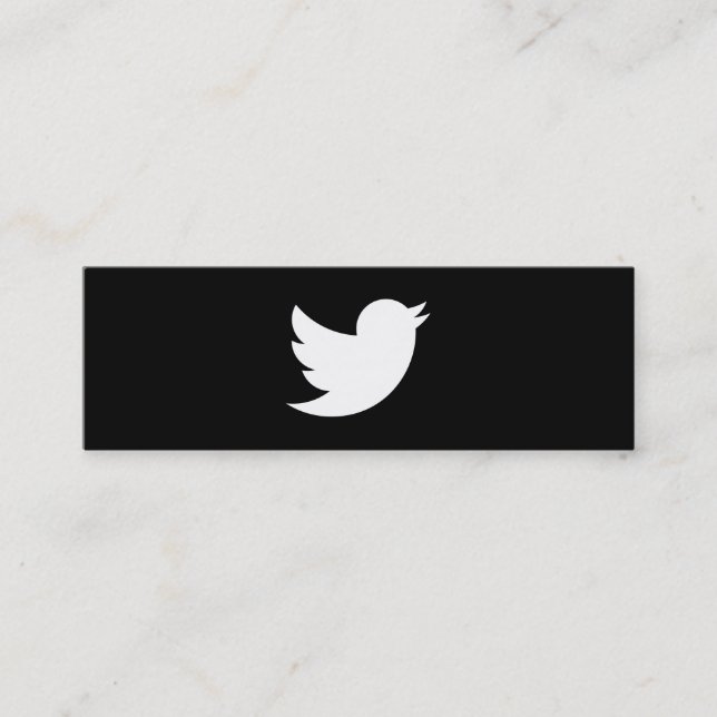 Minitarjeta De Visita seguidores de twitter (Anverso)