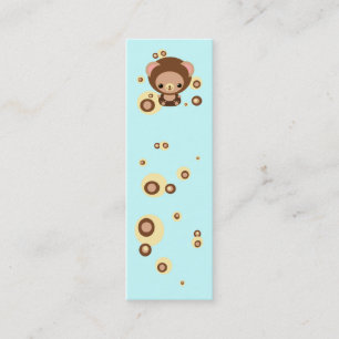 Minitarjeta De Visita señal del oso del brownie