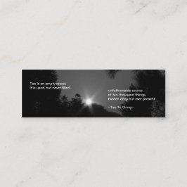 Minitarjeta De Visita Señal No.3/de Tao Te Ching No.3/