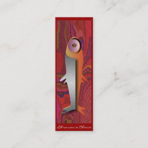 Minitarjeta De Visita Señal - pescado de Aztek