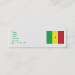 Minitarjeta De Visita Senegal - Skinny
