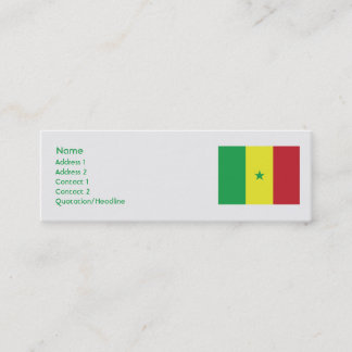 Minitarjeta De Visita Senegal - Skinny